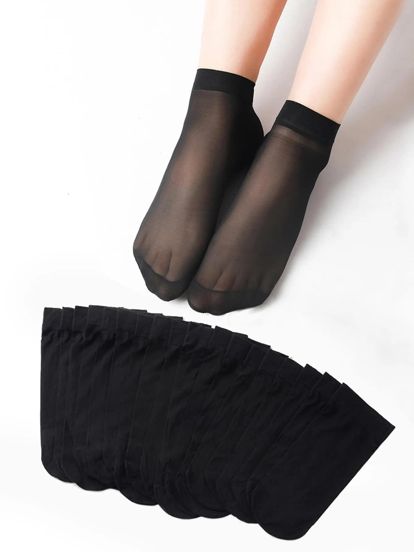 10pairs Minimalist Mesh Socks