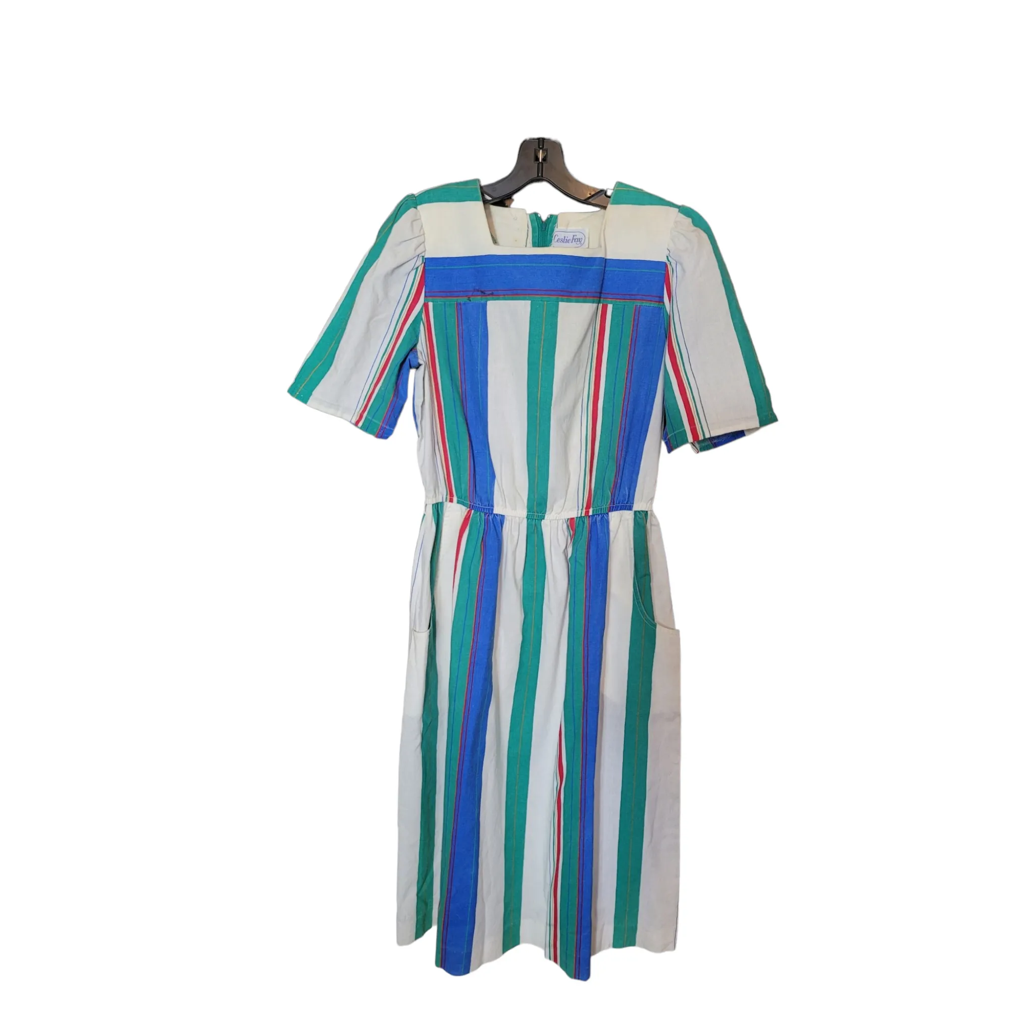 1970s Vintage Leslie Fay Stripe Size M