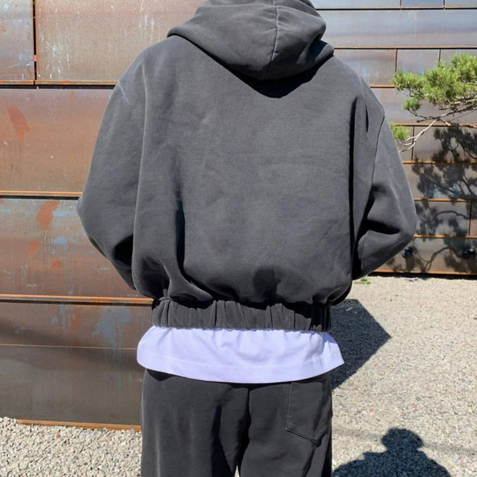 2061 Cropped Zip-Up Hoodie & Sweatpants