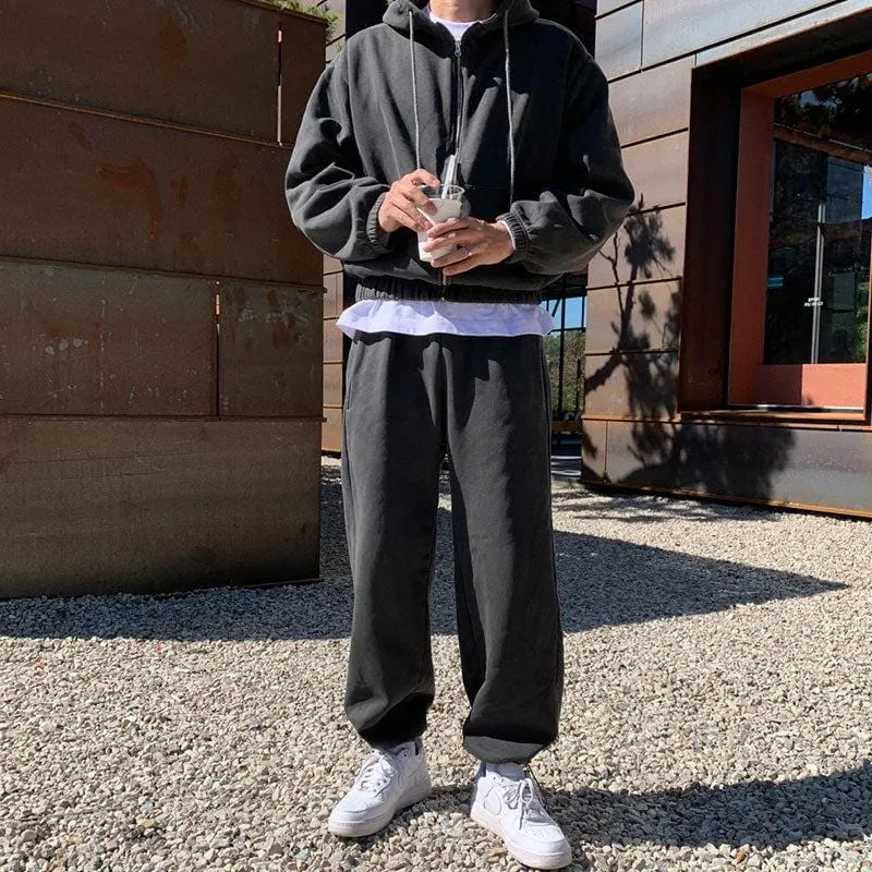 2061 Cropped Zip-Up Hoodie & Sweatpants