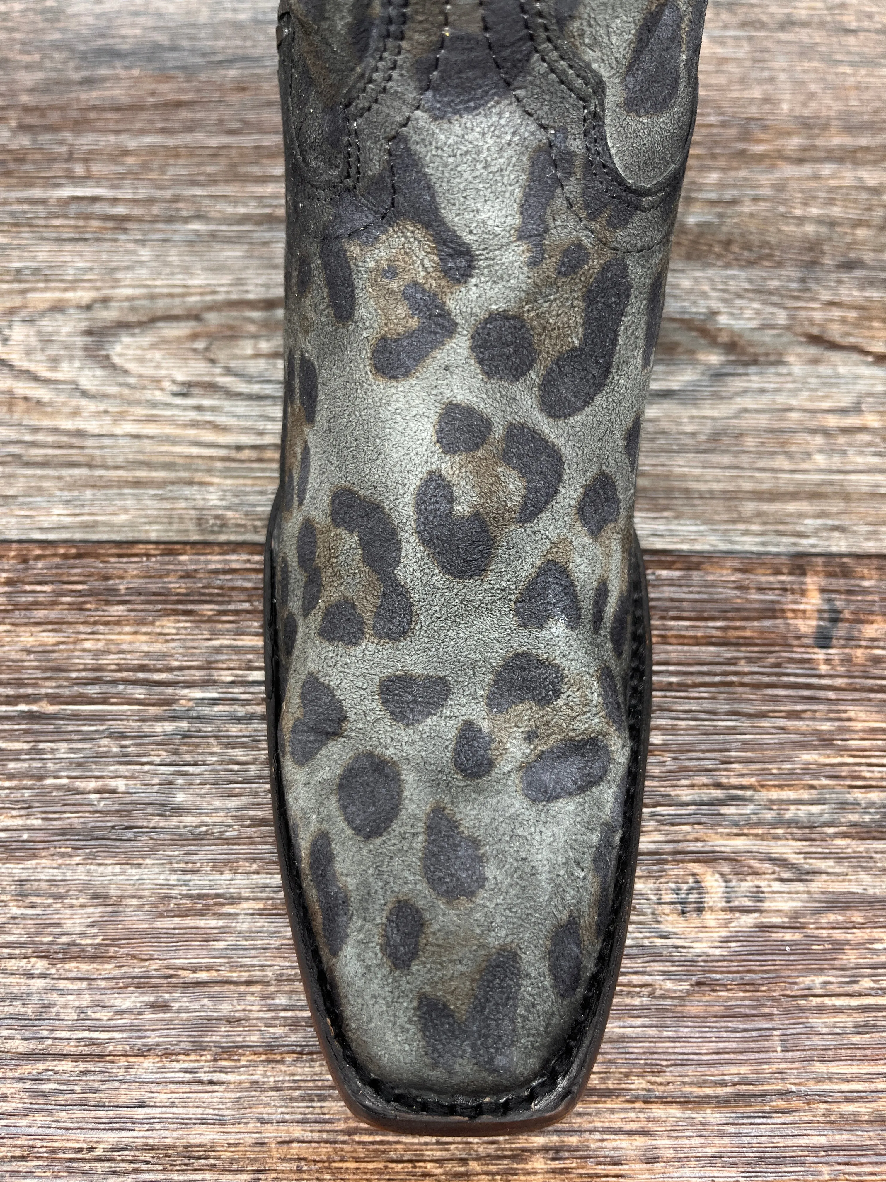 a4246 Women's 10 inch Leopard Print Square Toe Western Boot by Corral