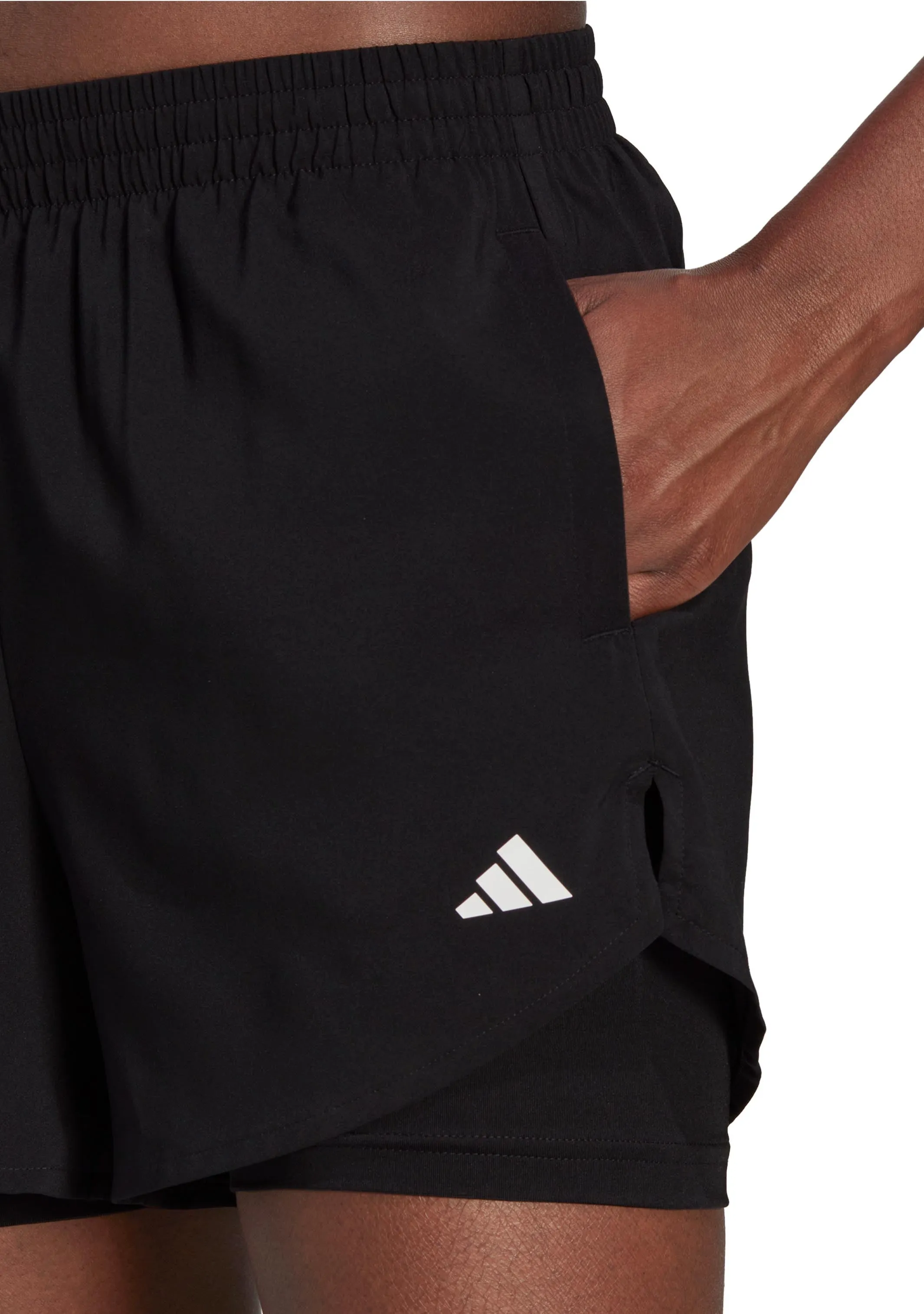 Adidas Womens Aeroready Two-In-One Shorts <br> HN1044