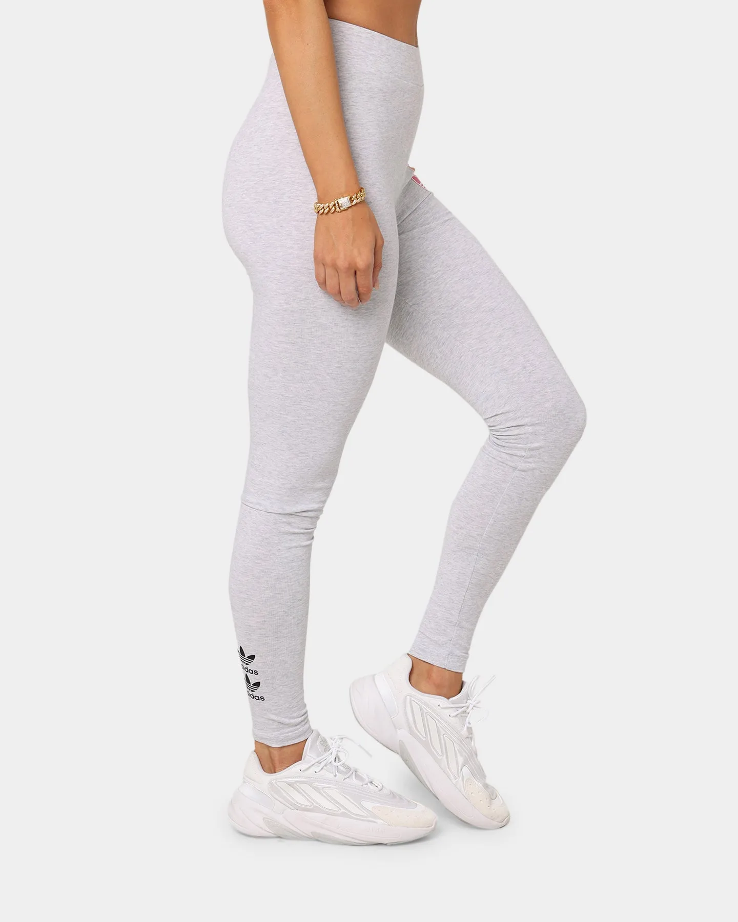 Adidas Women's Logo Play Leggings Light Marle