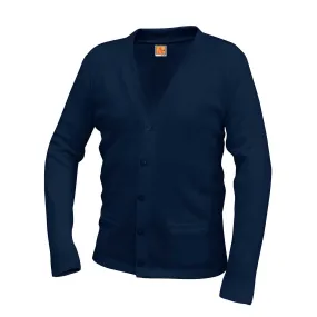 Adult Boys V-Neck Cardigan