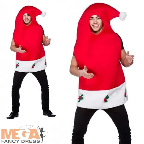 Adults Santa Hat Costume Christmas Accessory