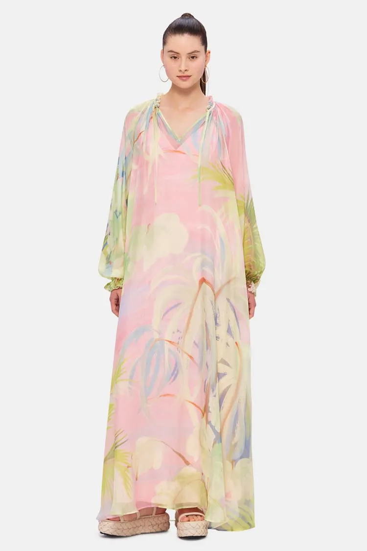 Alana Kaftan Maxi Dress in Dreamscape | FINAL SALE