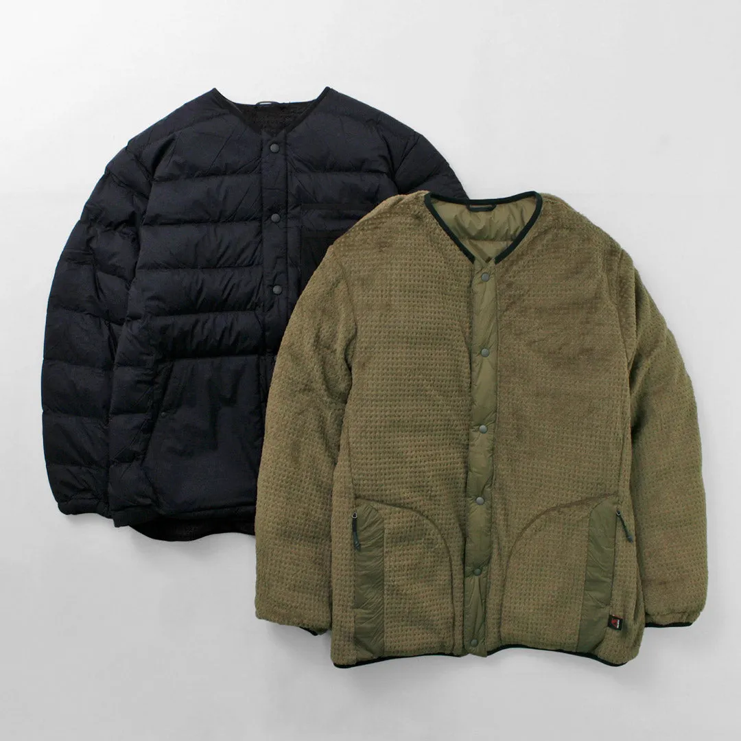 ALLIED FEATHER   DOWN / Reversible Down Cardigan