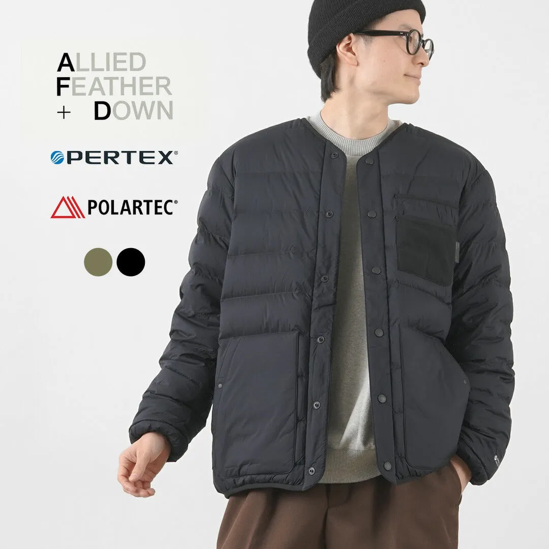 ALLIED FEATHER   DOWN / Reversible Down Cardigan