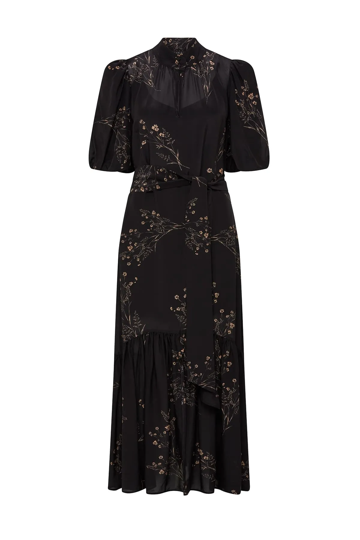 Angelique Dress - Black Floral