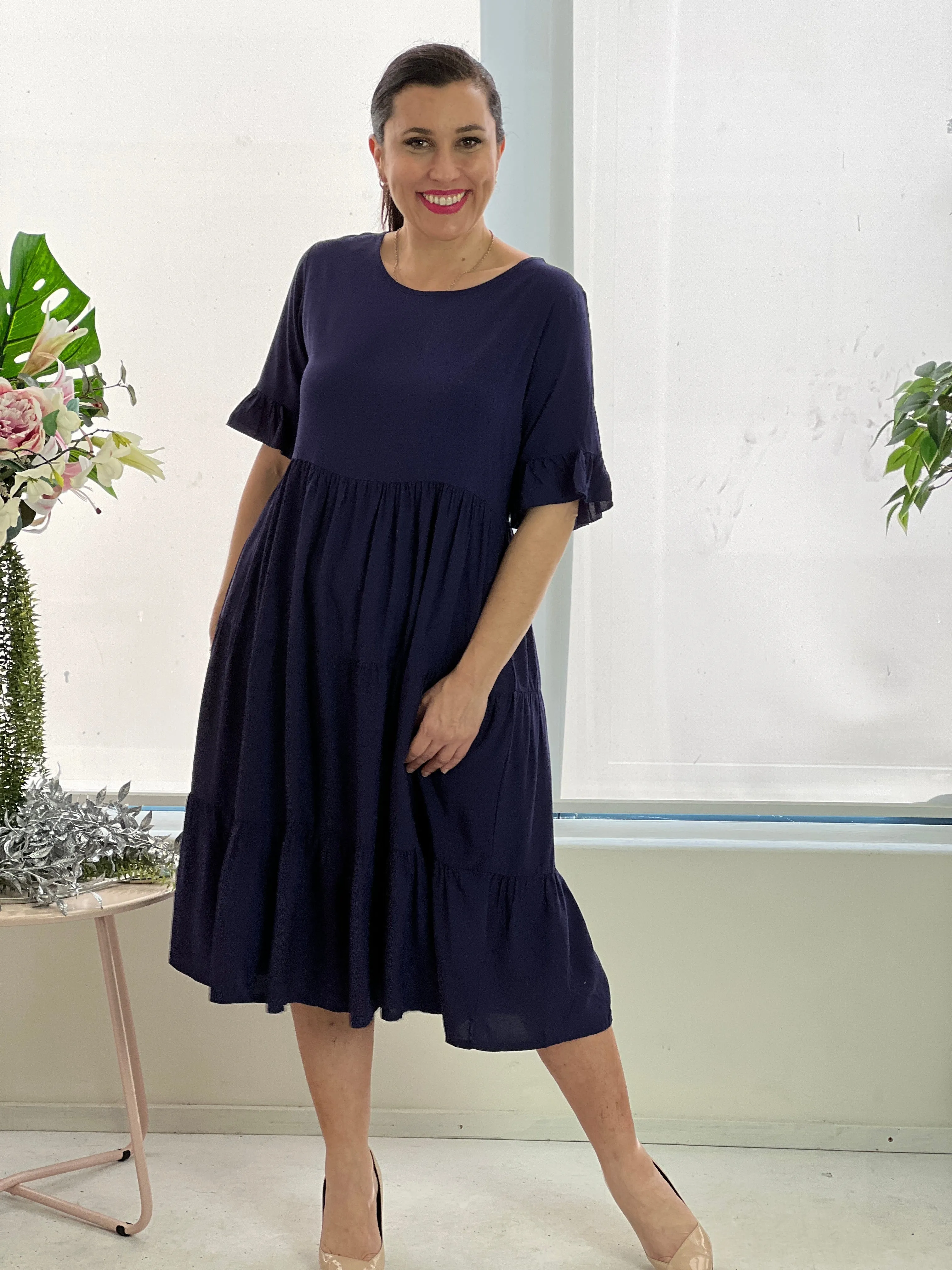 Annie Midnight Swing Dress