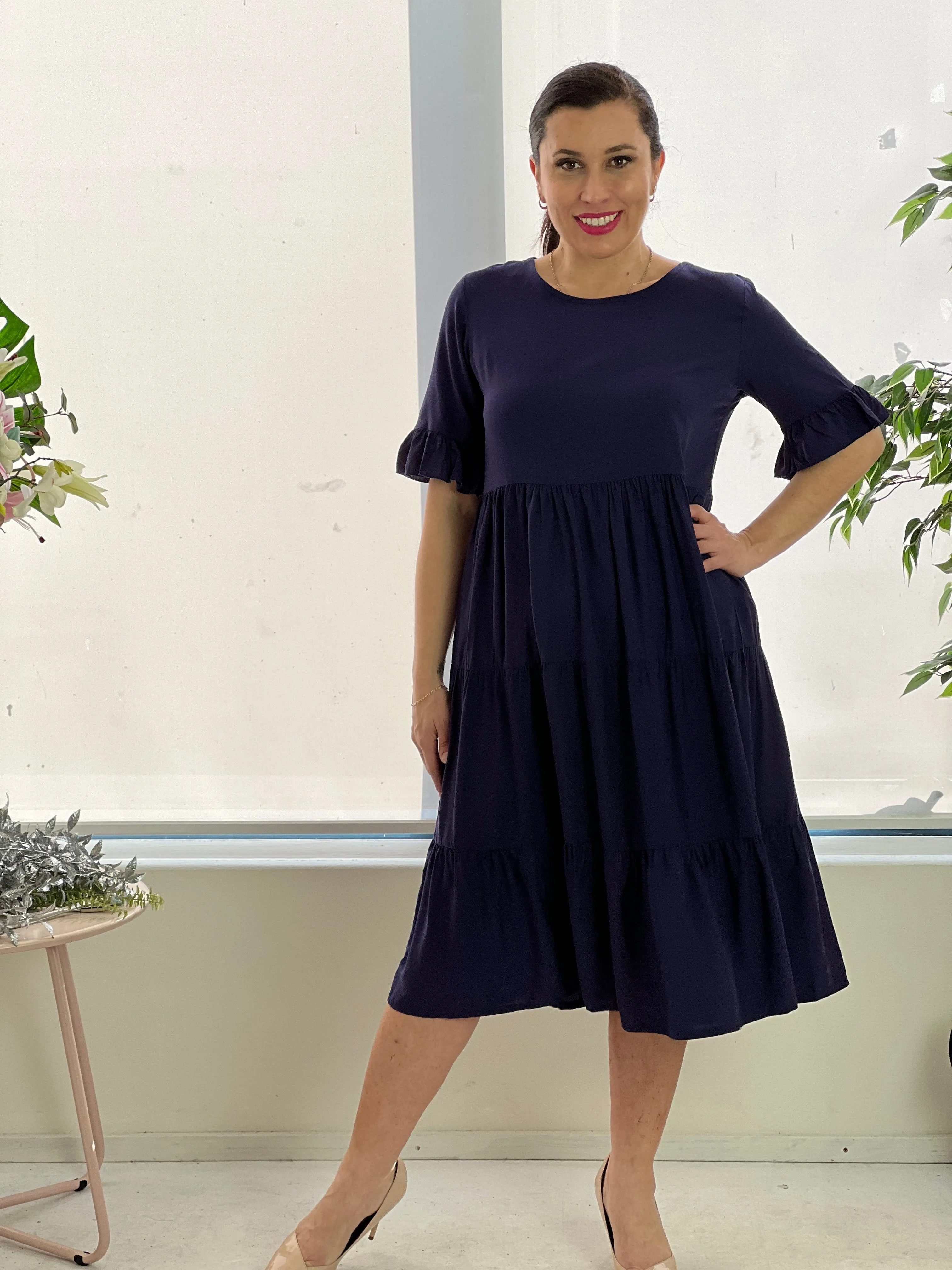 Annie Midnight Swing Dress