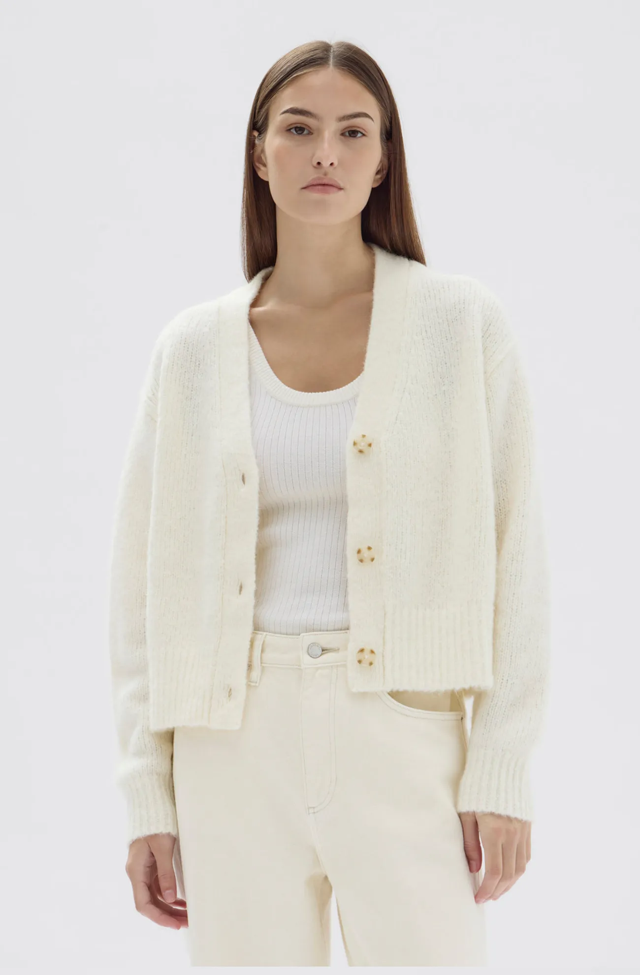 Assembly Label Evi Wool Knit Cardigan