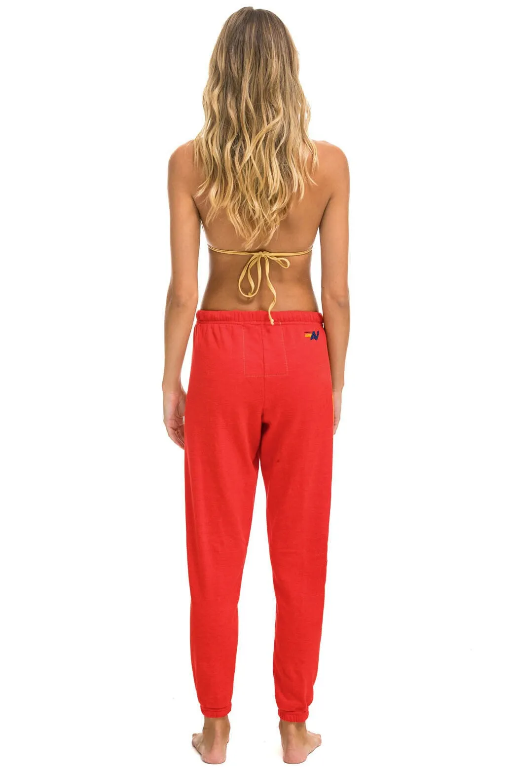 AVIATOR NATION VAIL SWEATPANTS - RED