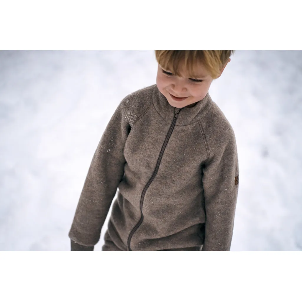 Baby Wool Jacket - Melange Denver