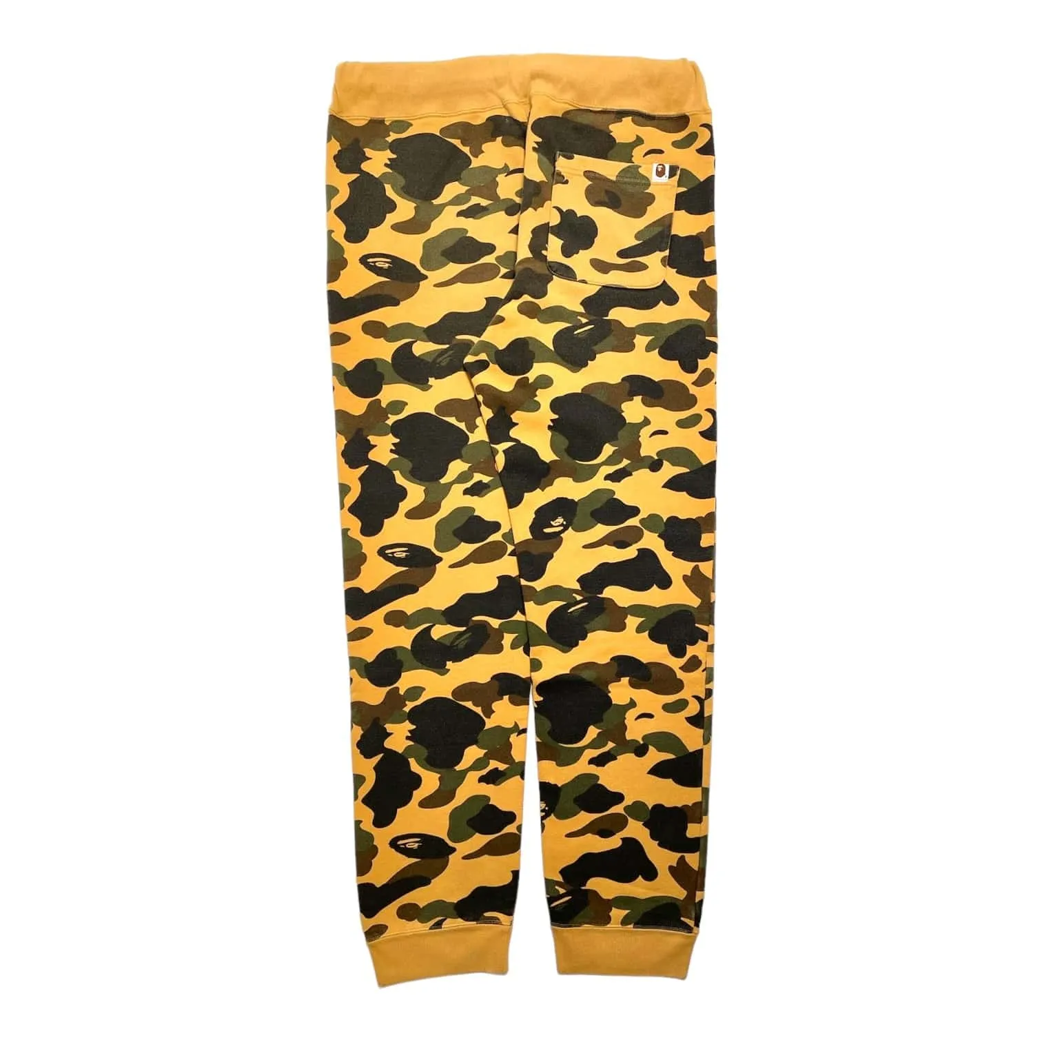 BAPE 1St Camo Shark Slim Sweatpants Green/Yellow