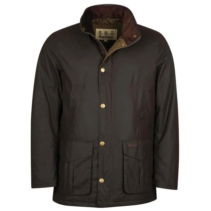 Barbour Hereford Mens Wax Jacket - Rustic