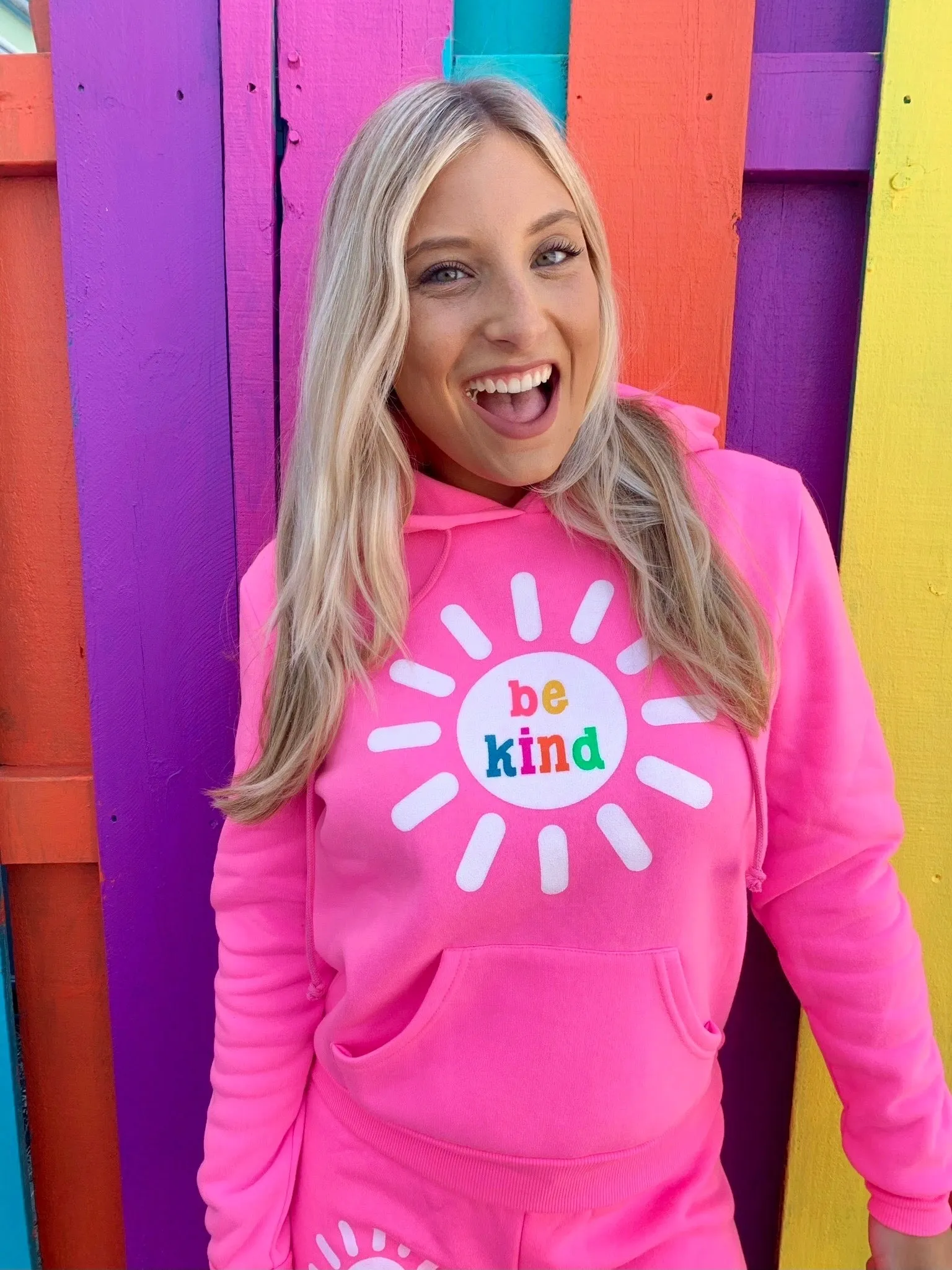 Be Kind Bubblegum Hoodie