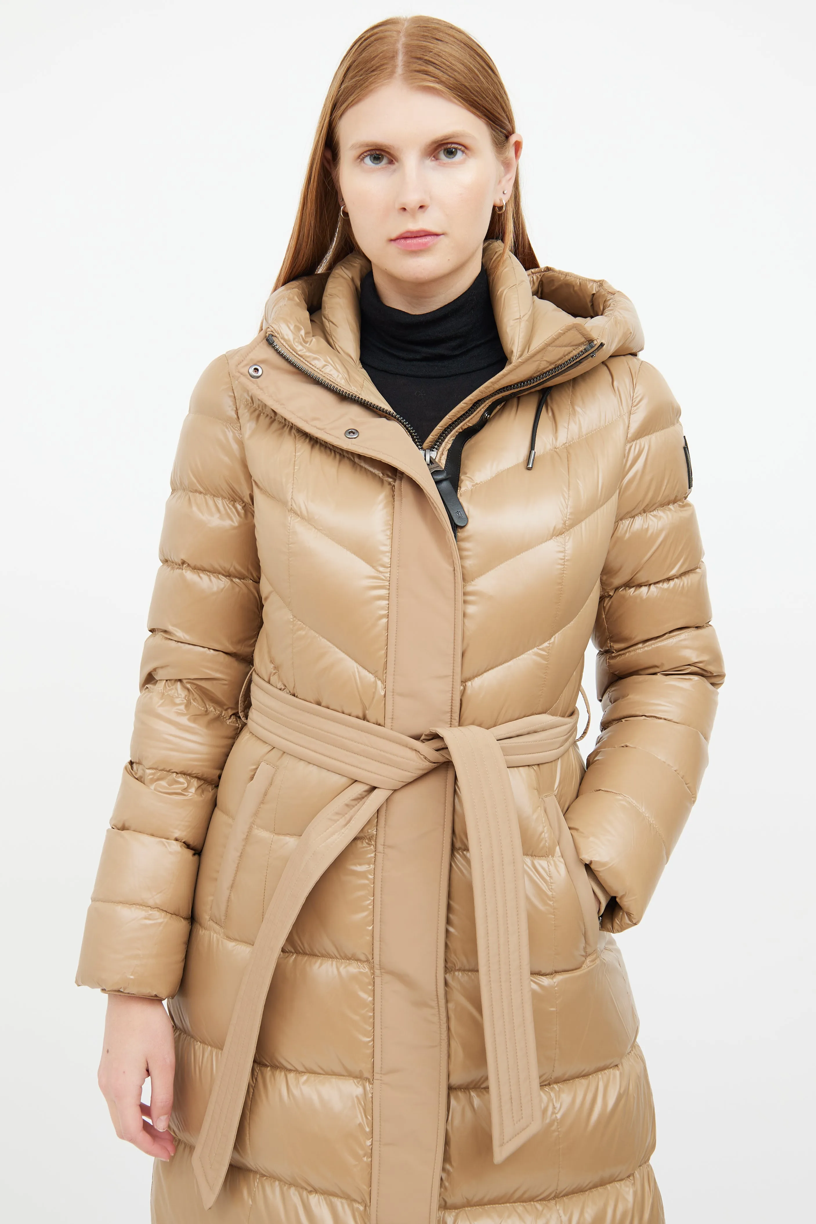 Beige Calina Down Jacket