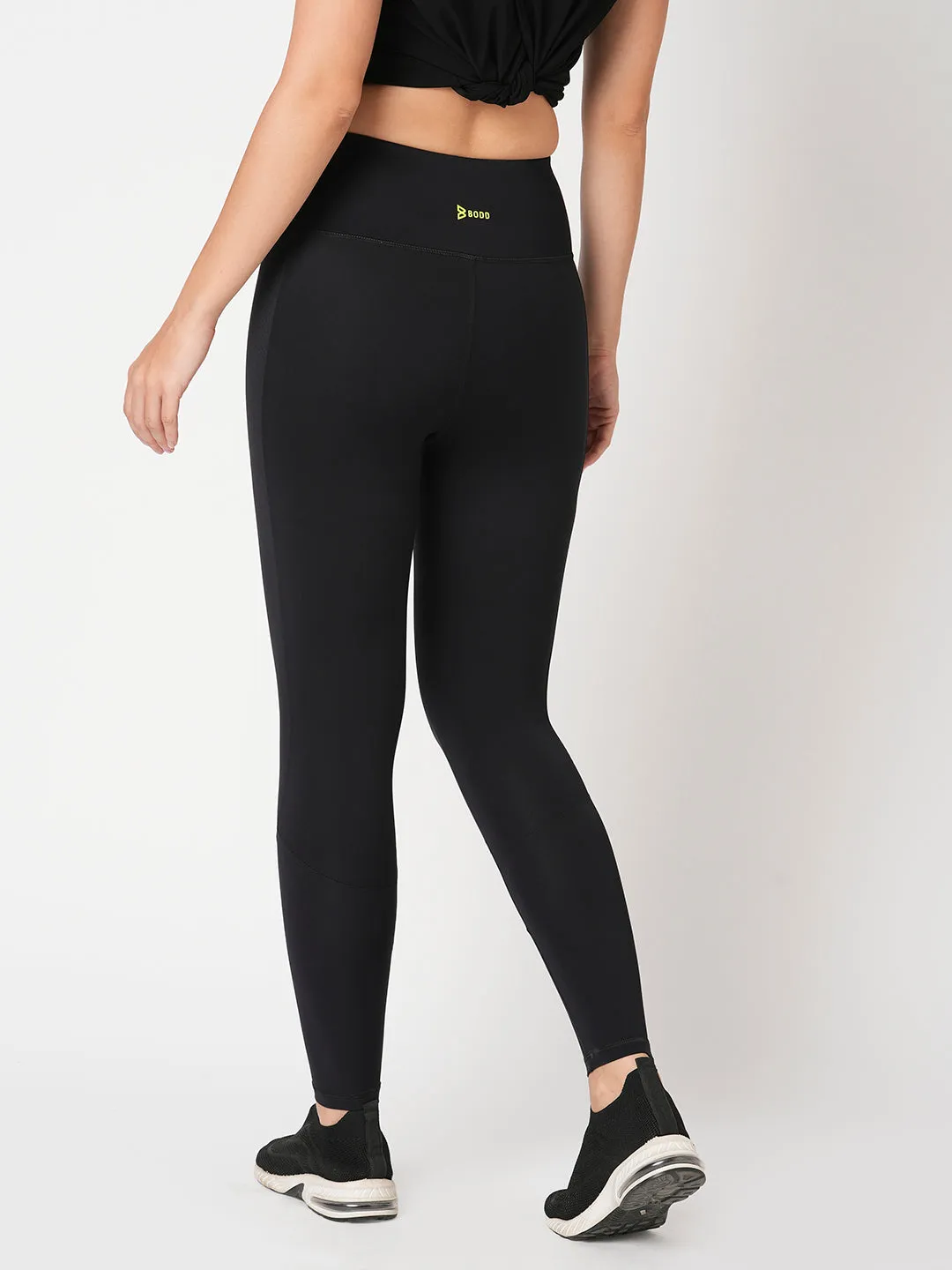 Black & Ribbed Core Leggings