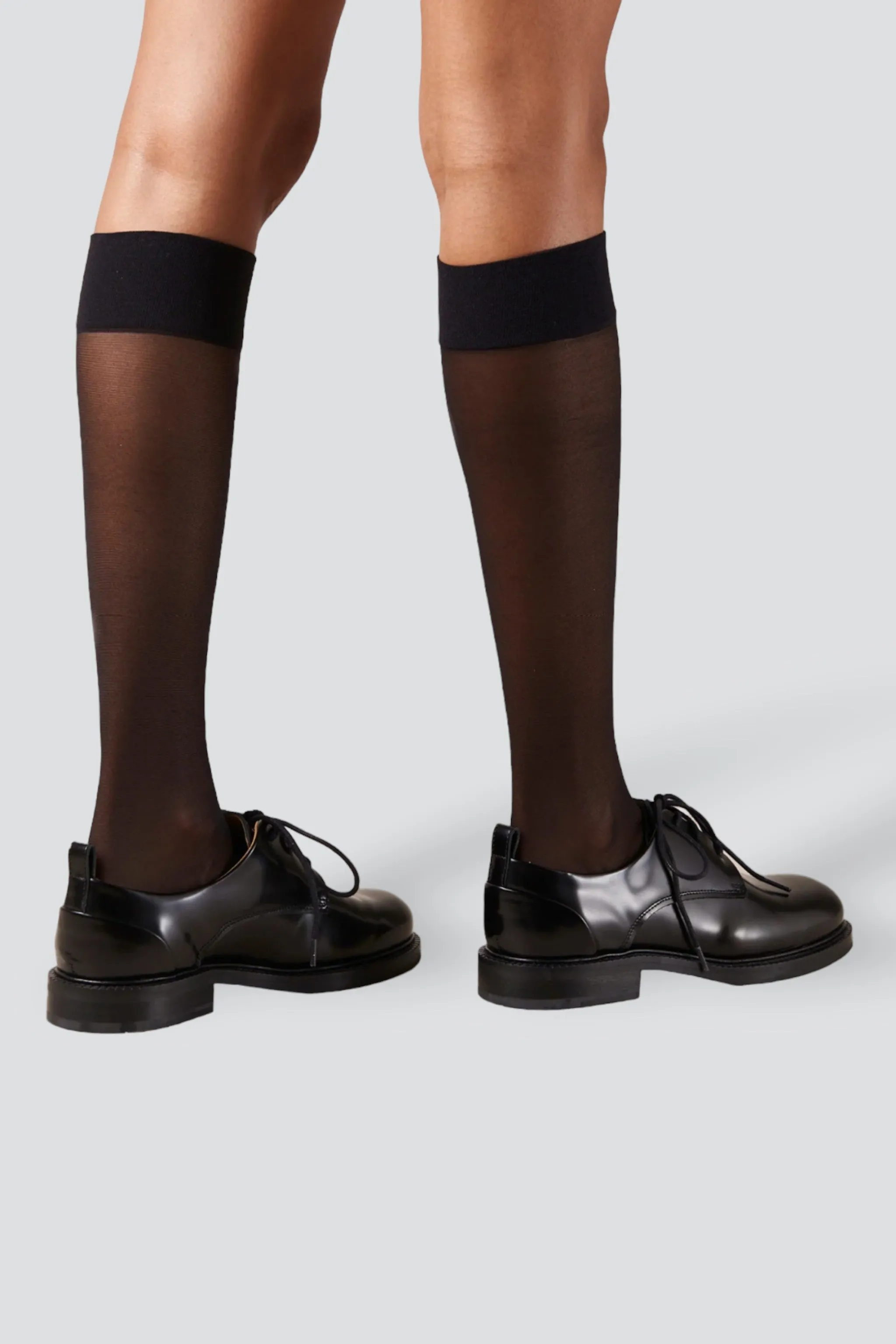 Black Leather Langston Oxfords