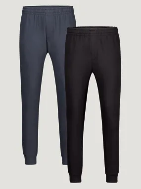 Black   Odyssey Blue Fleece Sweatpants Essentials 2-Pack