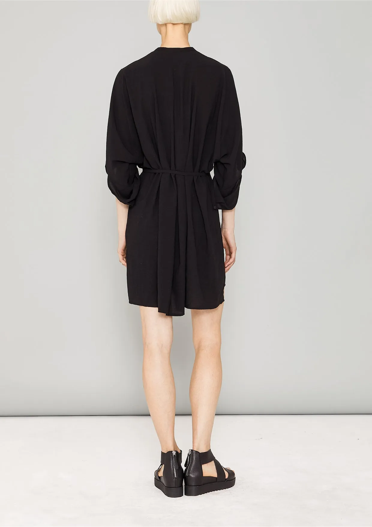 BLOUSE/DRESS/CARDIGAN - black plain