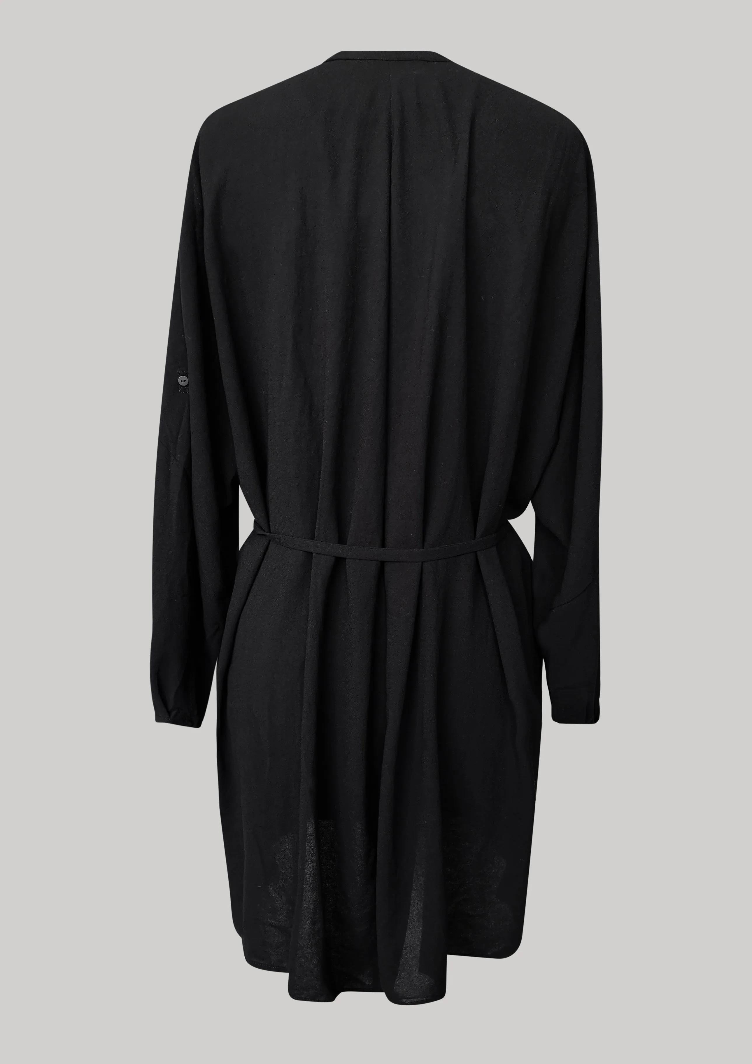 BLOUSE/DRESS/CARDIGAN - black plain