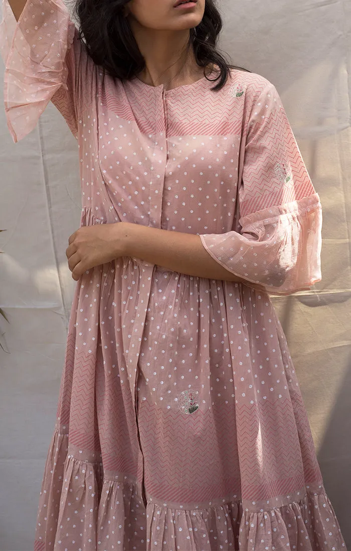 Blush pink Shirt Dress