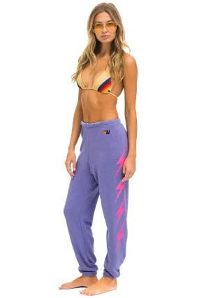 BOLT 4 SWEATPANTS - LAVENDER // NEON PINK