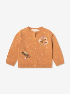 Bonpoint Baby Girls Embroidered Cardigan