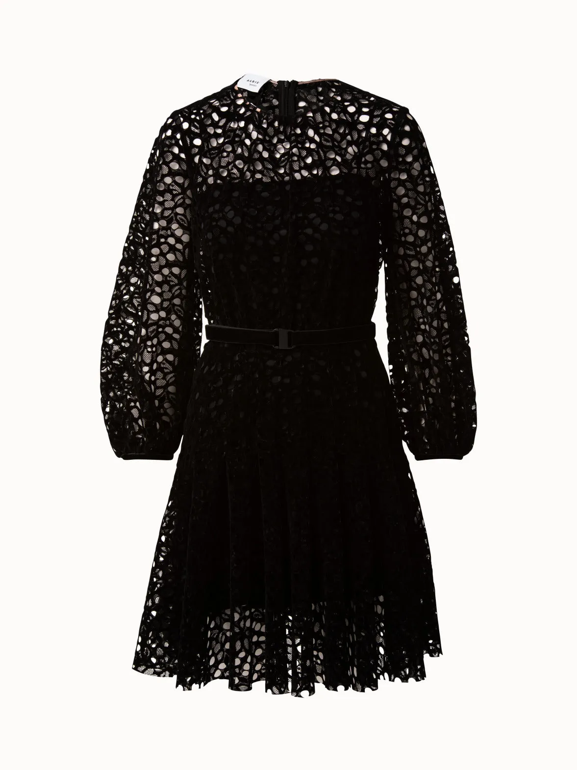 Butterfly Wing Velvet Lace Dress