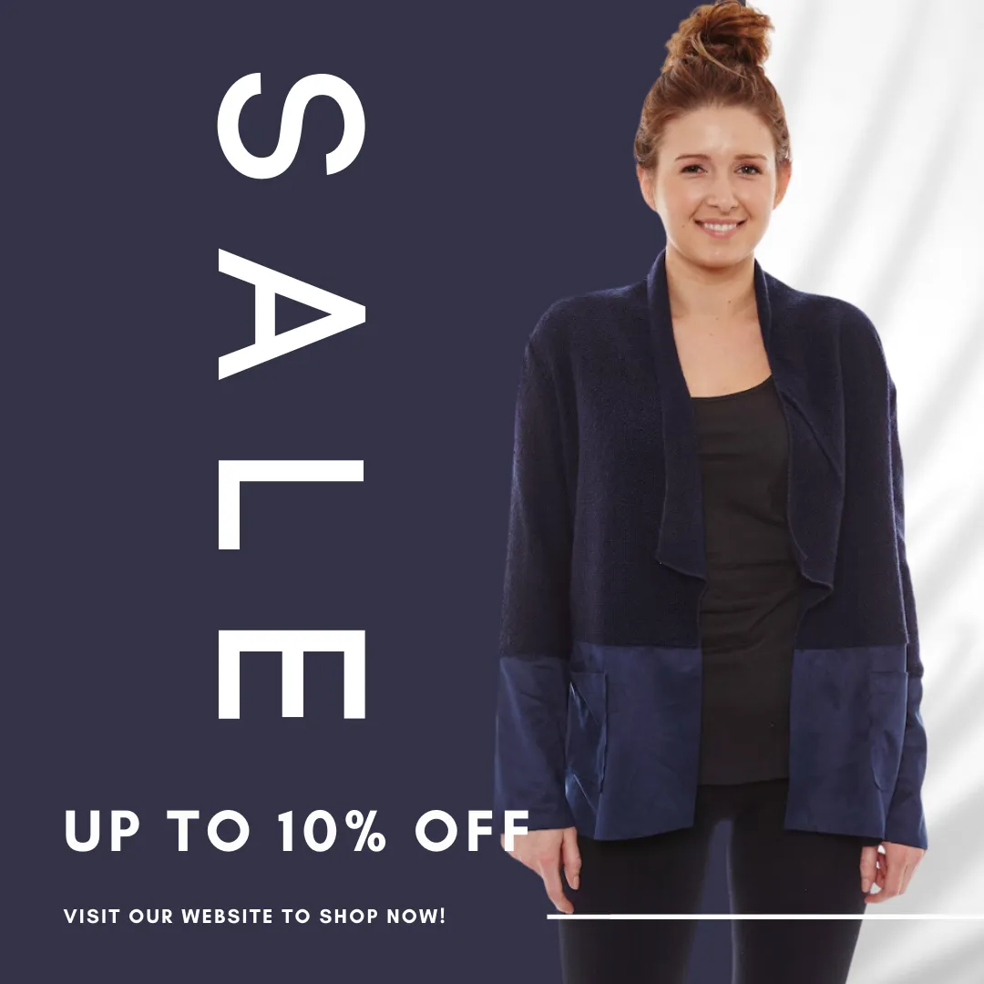 Buy Women's Navy Full Sleeve Cardigans Online