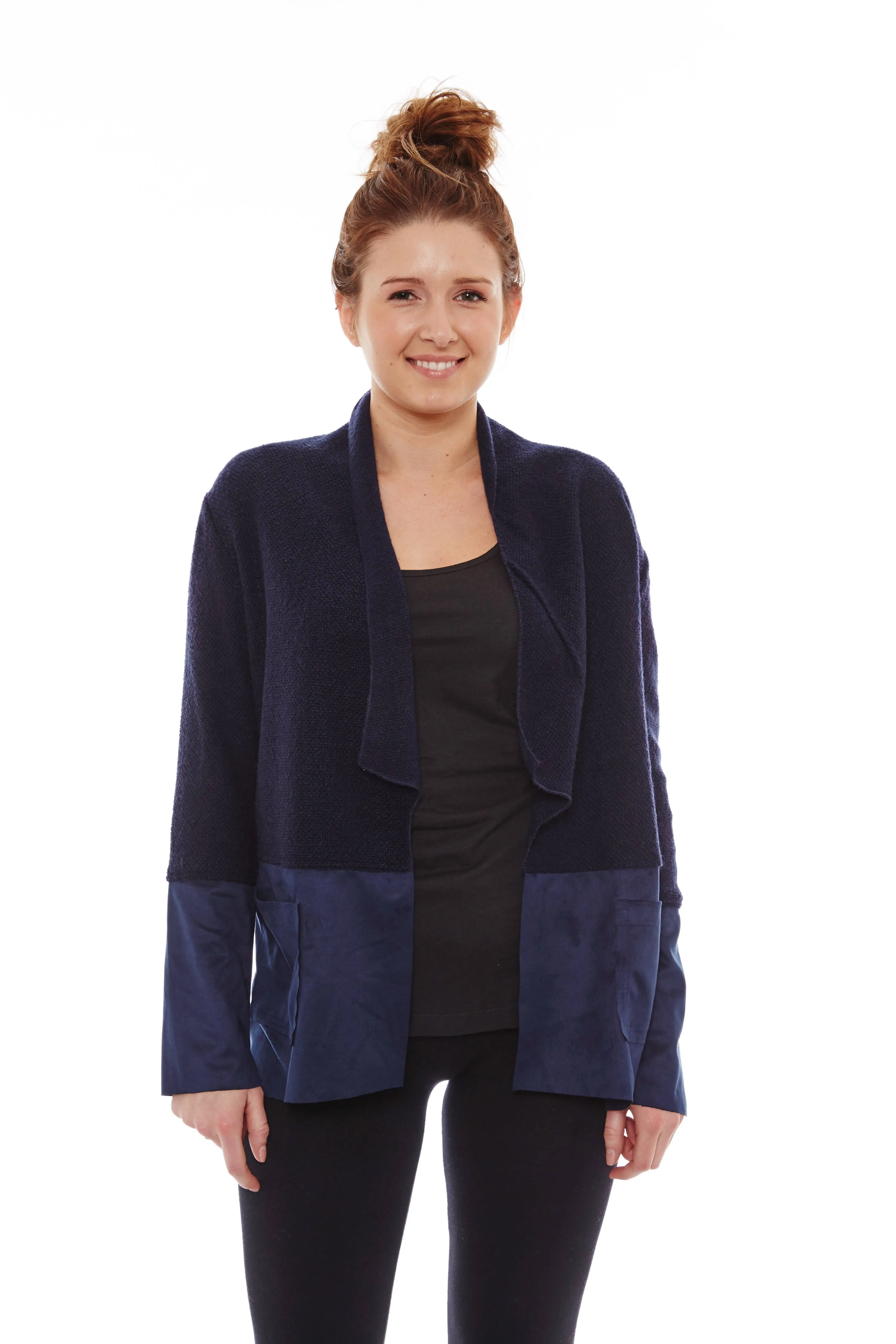 Buy Women's Navy Full Sleeve Cardigans Online