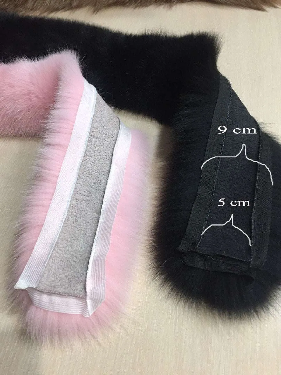 BY ORDER (not Tail) XL Extra Large Real Fox Fur Trim Hood, Fur collar trim, Fox Fur Collar, Fur Scarf, Fur Ruff, Fox Fur Hood, Jacket