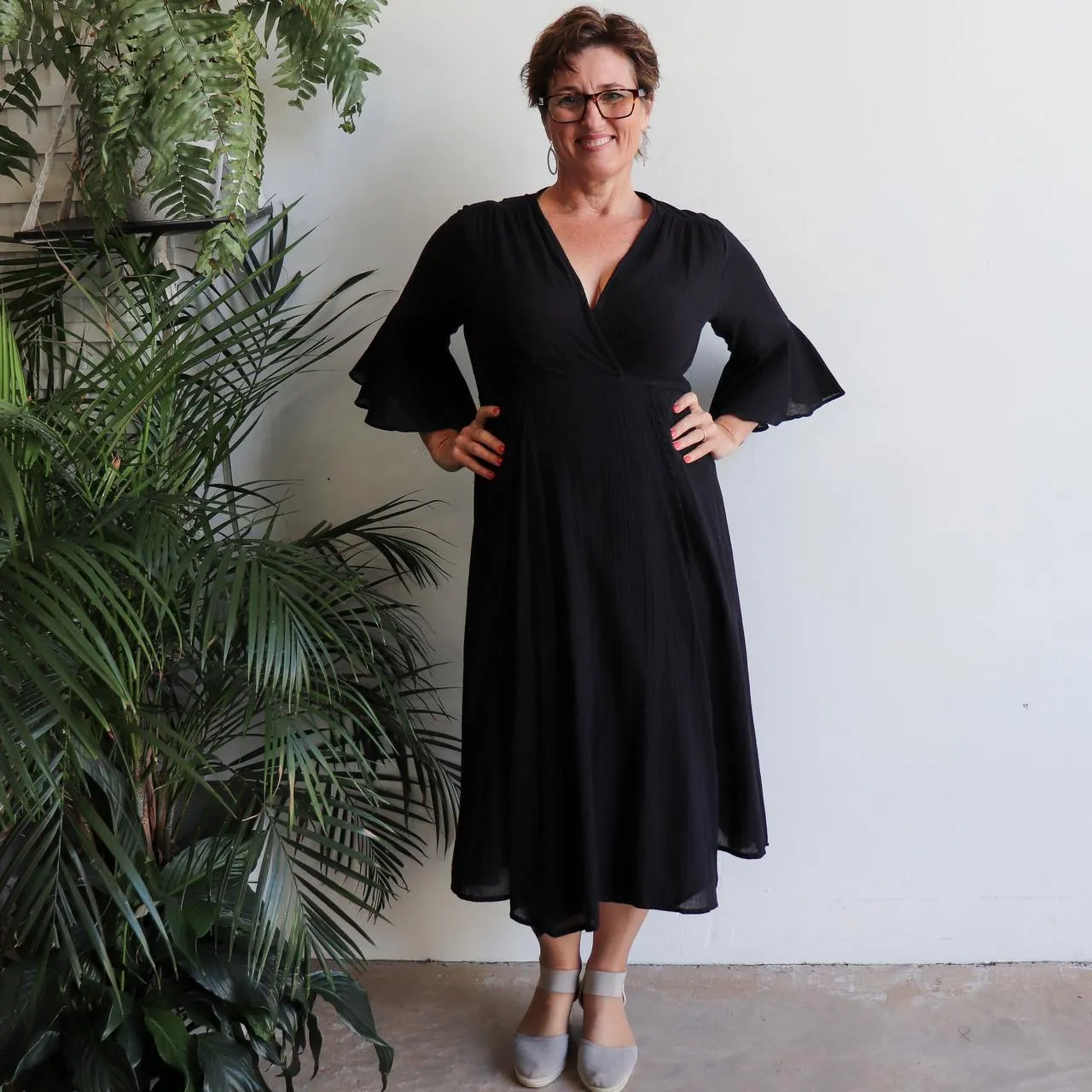 Cabana Cotton Wrap Dress