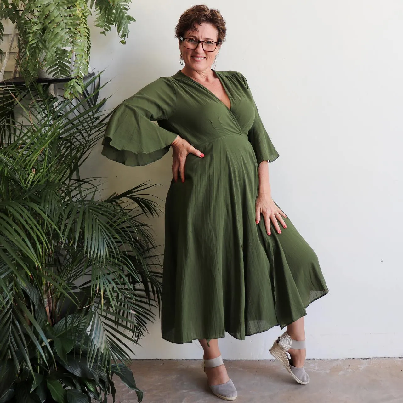 Cabana Cotton Wrap Dress