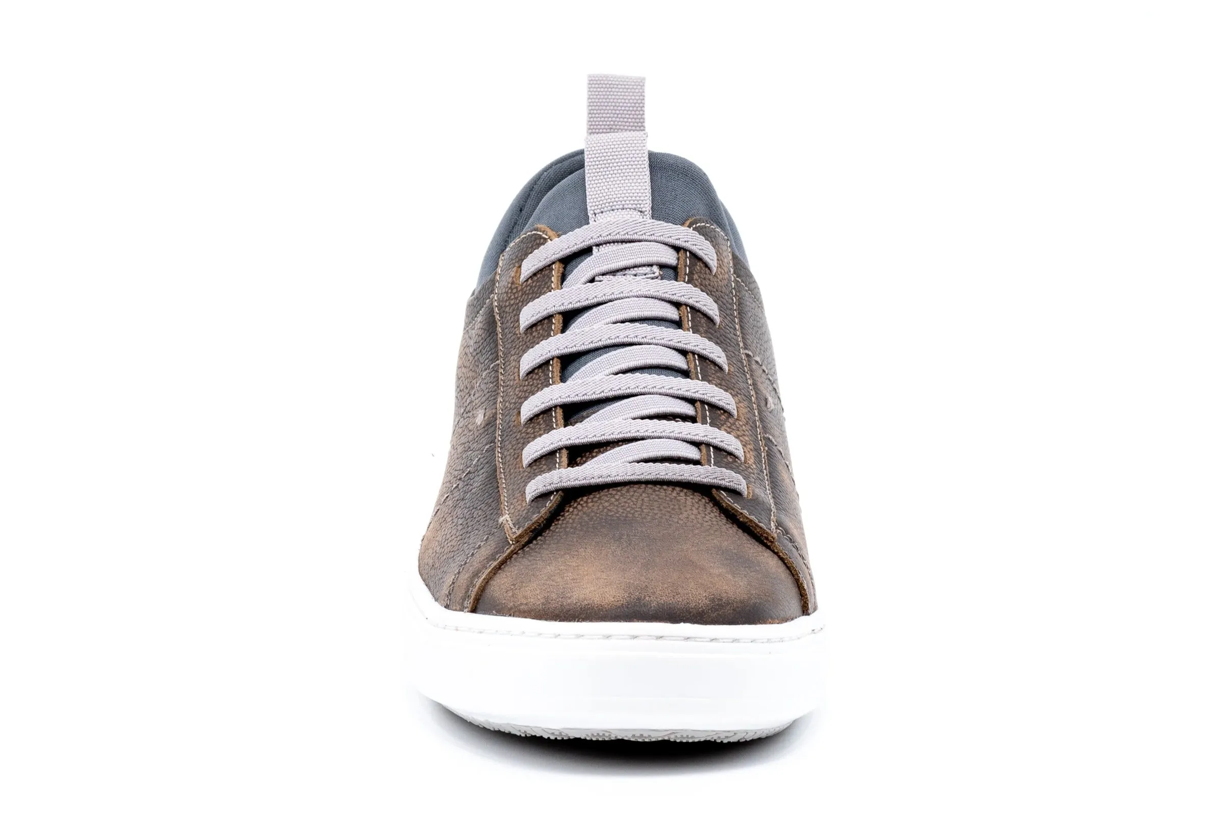 Cameron Pebble Grain Sneakers - Old Clay