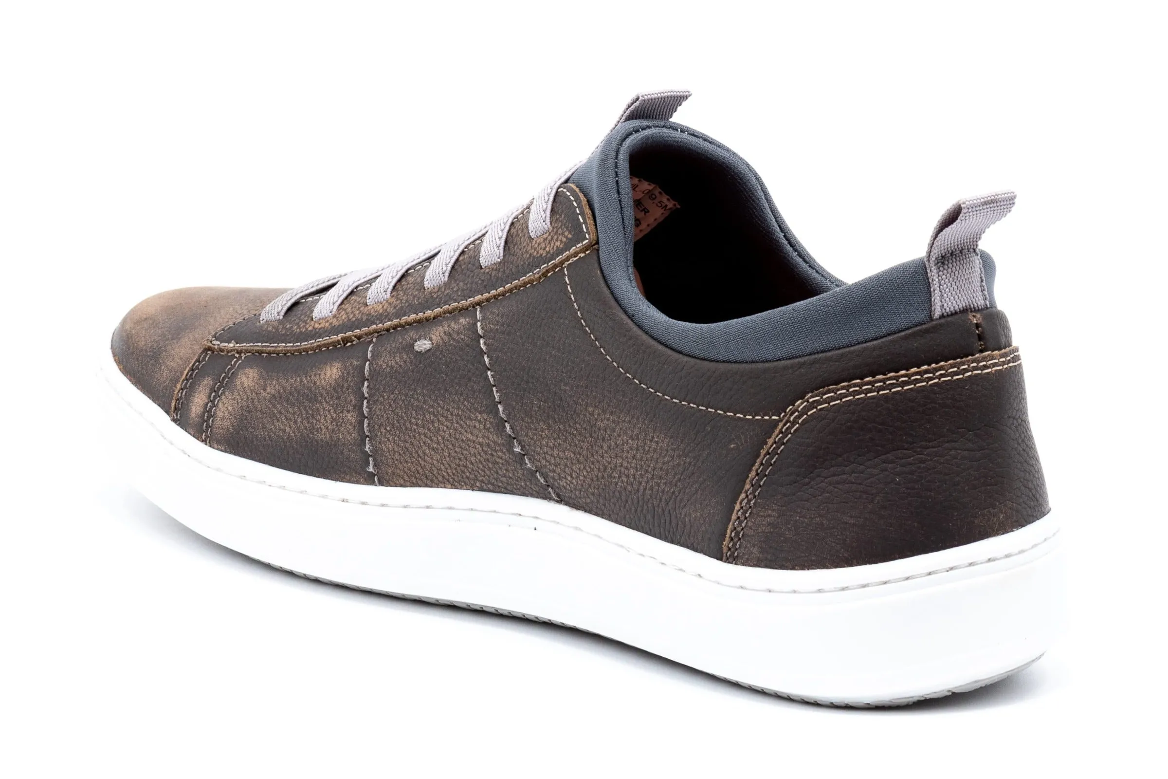 Cameron Pebble Grain Sneakers - Old Clay