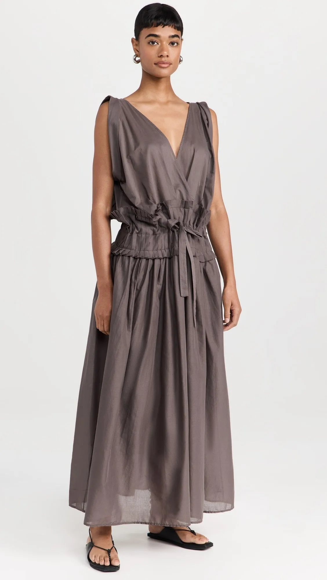 Camila Dress, Basalt