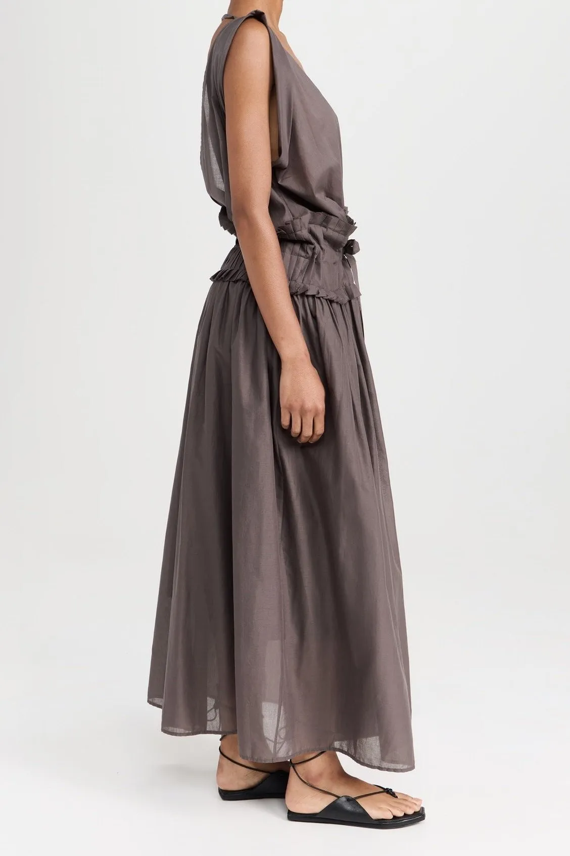 Camila Dress, Basalt