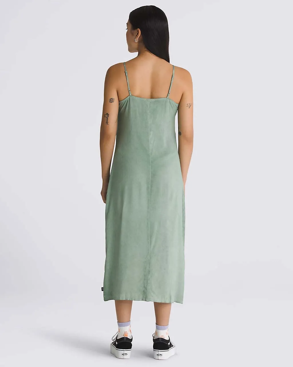 Campbell Slip Dress - Iceberg Green