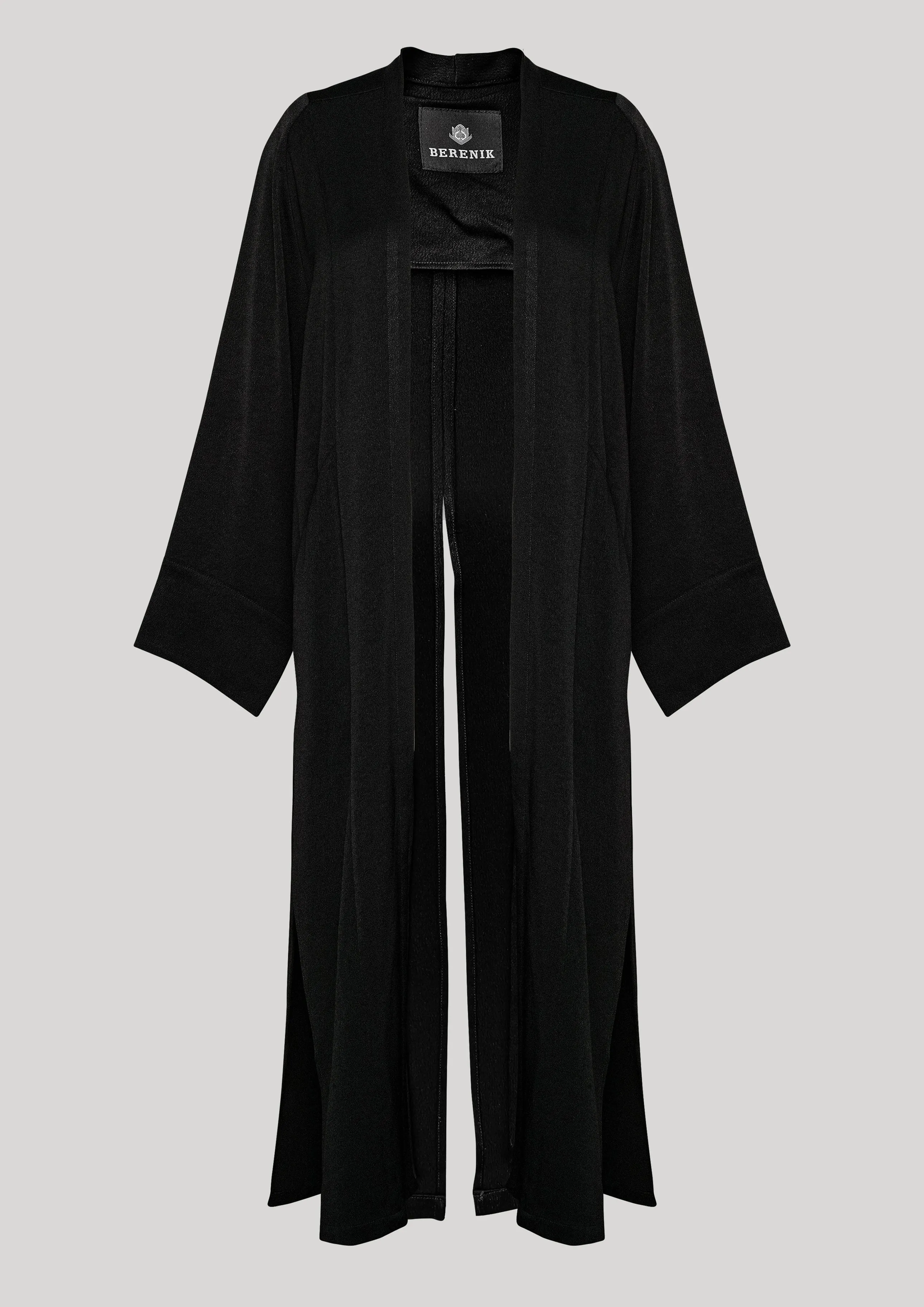 CARDIGAN LONG - HEAVY DRAPING black