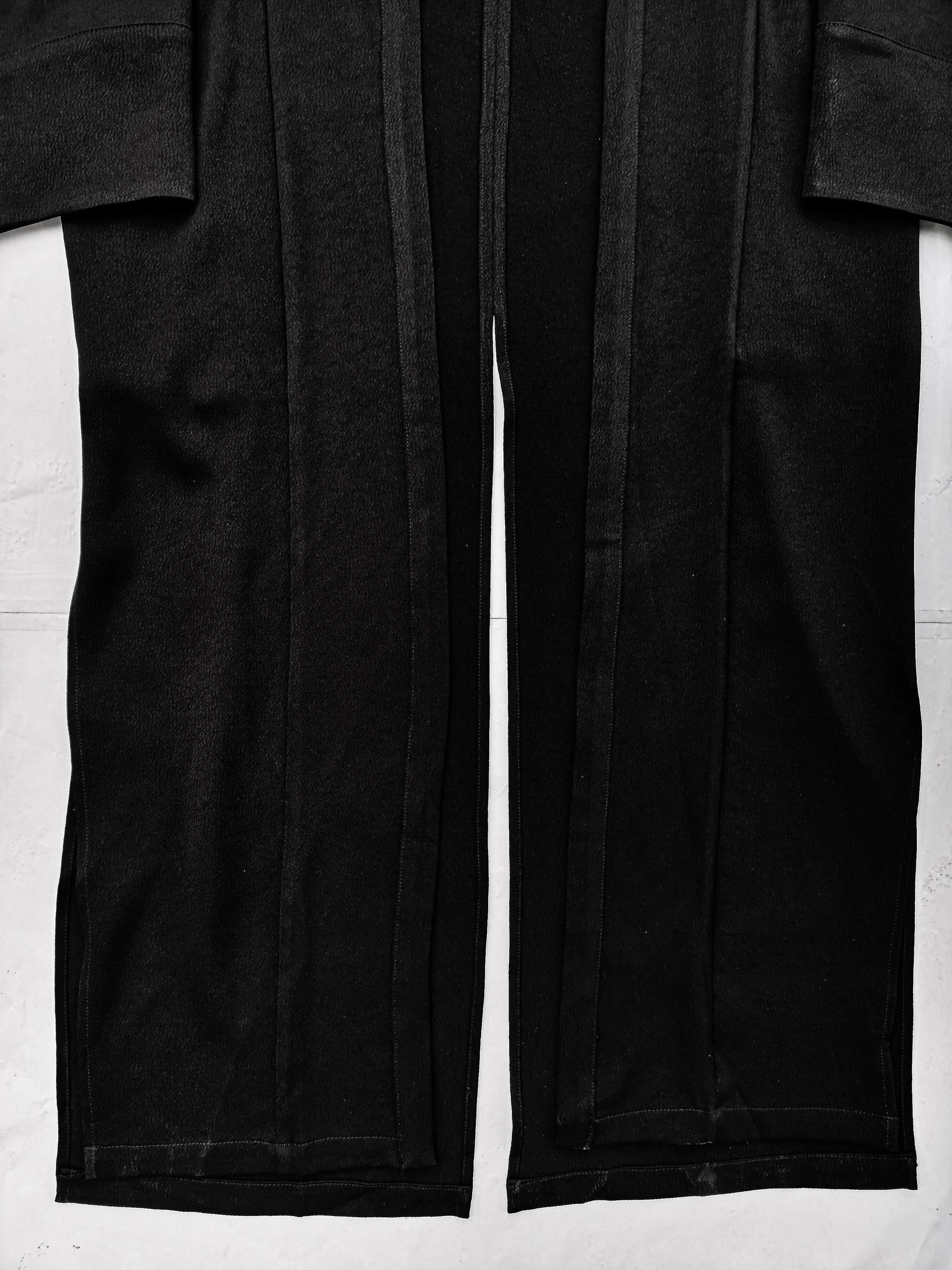 CARDIGAN LONG - HEAVY DRAPING black