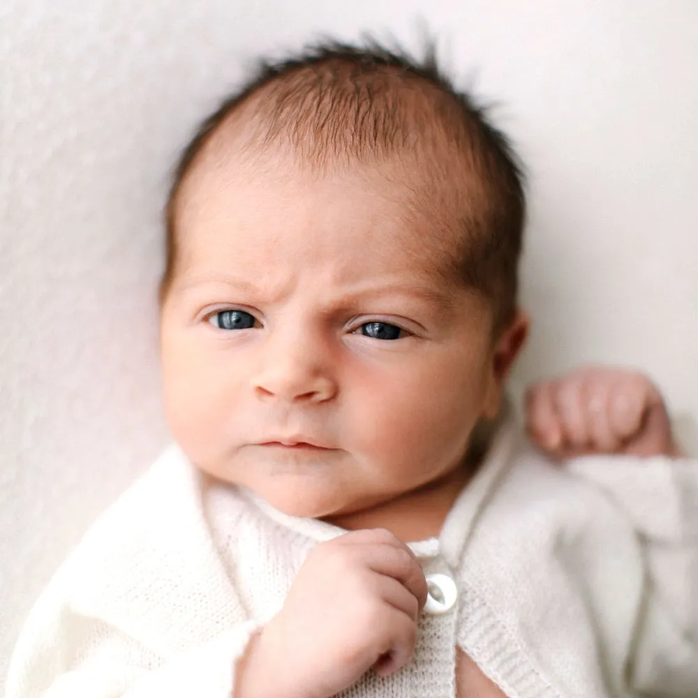 Cashmere Baby Cardigan - White