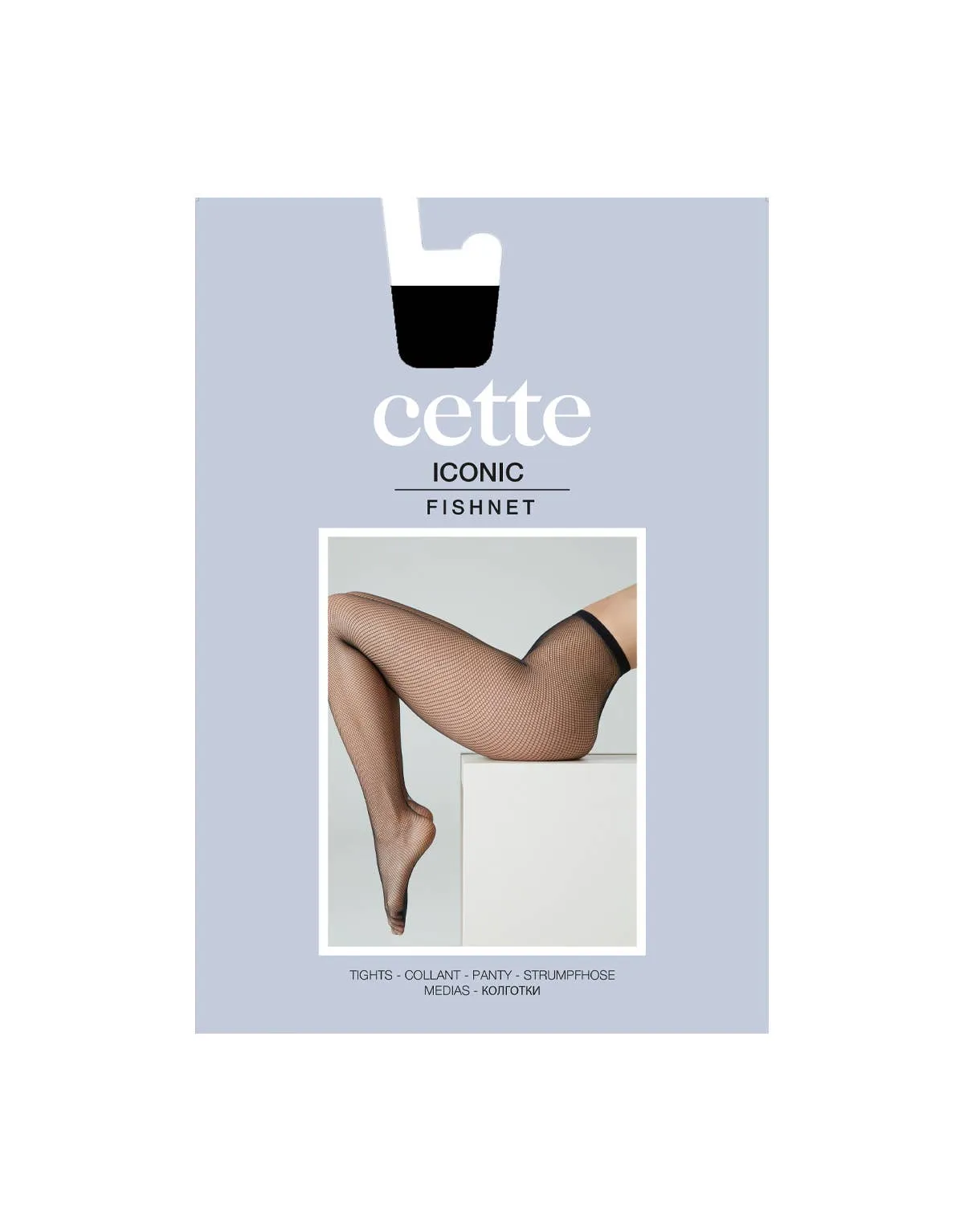 Cette Seamless Fishnet Tights in Black