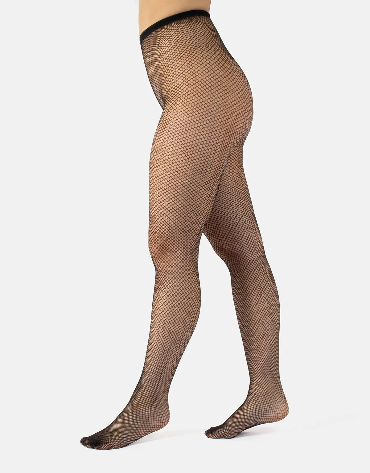 Cette Seamless Fishnet Tights in Black