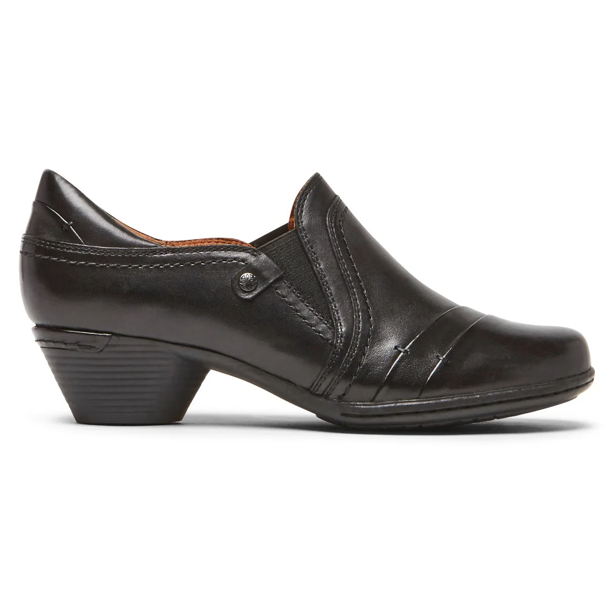 'Cobb Hill' Women's Laurel Slip On - Black Leather