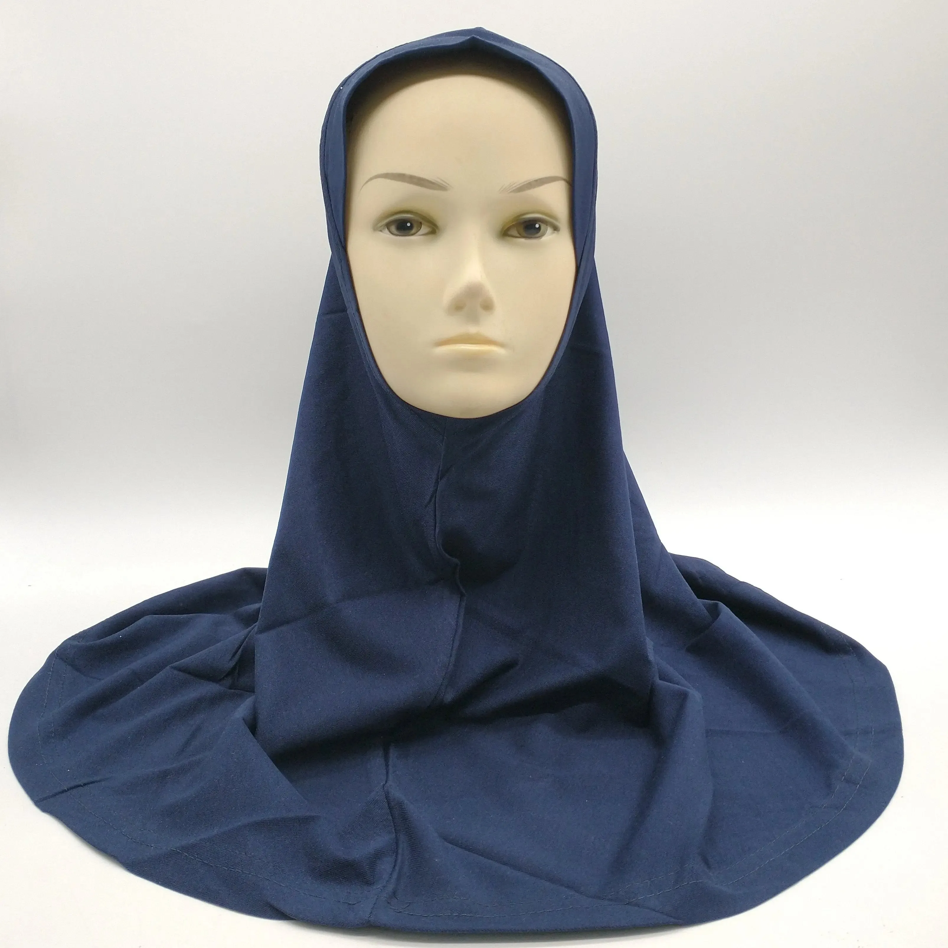 Cotton Hijab For girls- Navy Blue