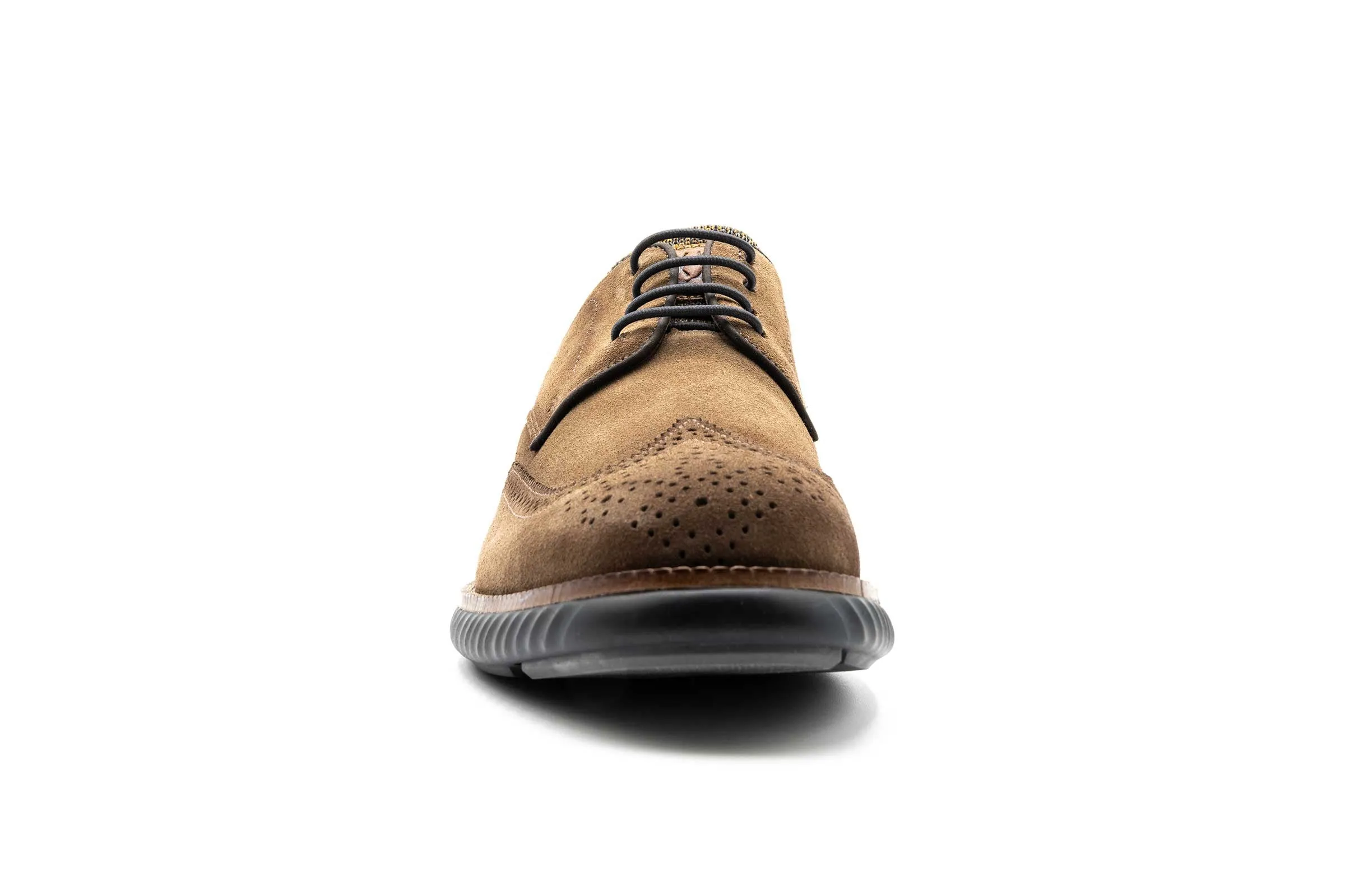 Countryaire Suede Wingtip - Earth