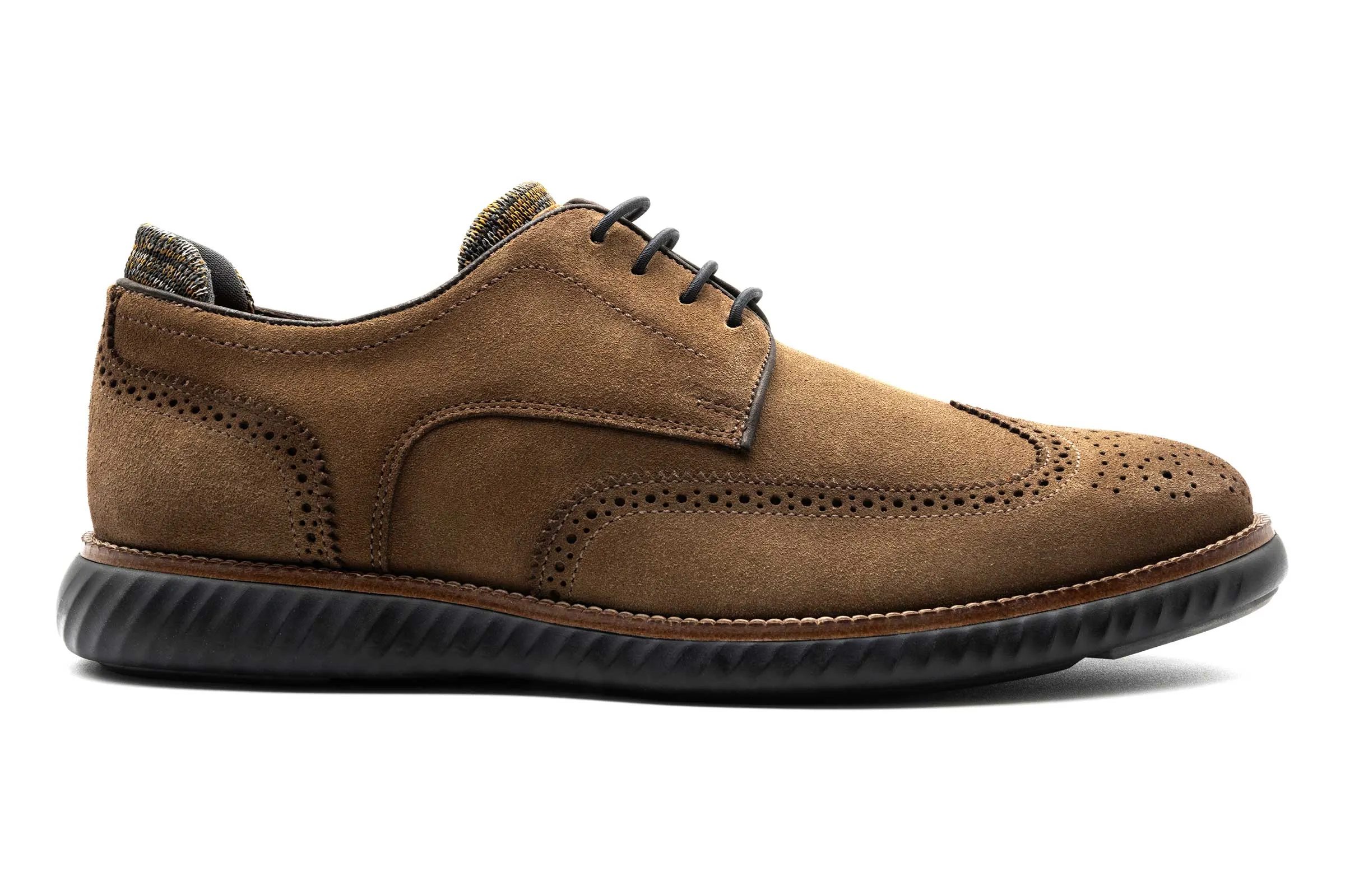 Countryaire Suede Wingtip - Earth